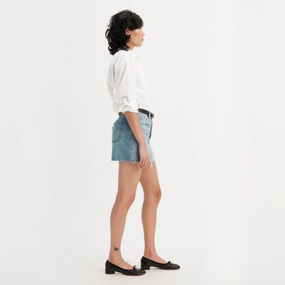 Open Box - Levi's -  Women's Iconic Mini Skirt - Wove Woven Minutes - Picture 2 of 3